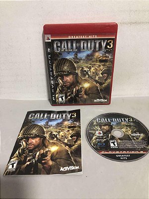 Call of Duty 3 Americano Greatest Hits PS3