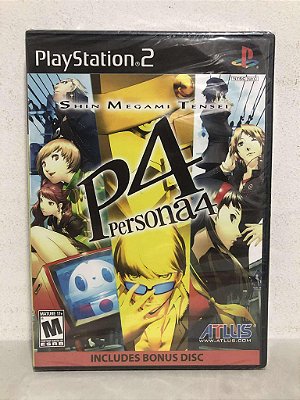 Persona 4 Americano LACRADO PS2