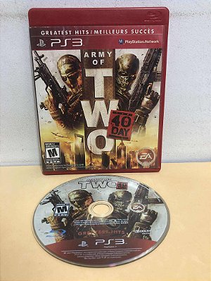 Army of Two 40th Day Americano Greatest Hits Sem Manual PS3