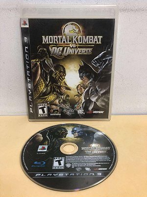 Mortal Kombat vs DC Universe Sem Manual Americano PS3