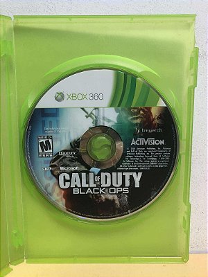 Call of Duty Black Ops Somente Disco Americano Xbox 360