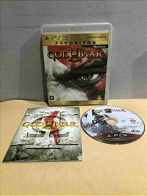 COM DETALHES - God of War III Favoritos Nacional PS3