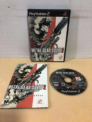 Metal Gear Solid 2 Sons of Liberty Americano PS2