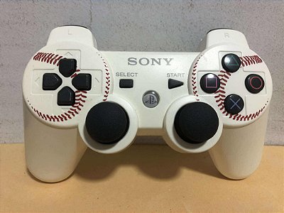 Controle Dualshock 3 Branco Edição MLB PS3
