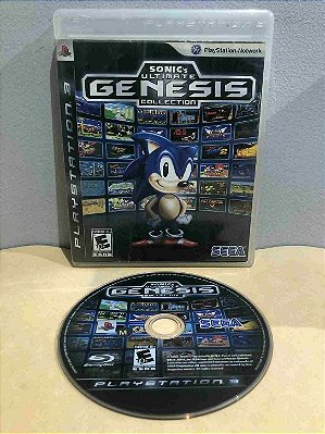 COM DETALHES - Sonic Ultimate Genesis Collection Sem Manual Americano PS3