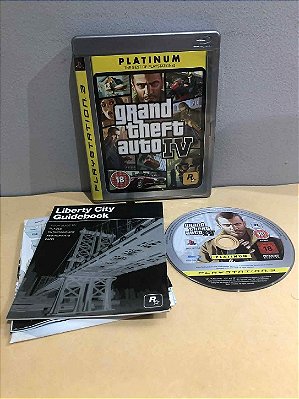 Grand Theft Auto IV Platinum Europeu PS3
