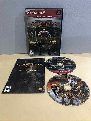 COM DETALHES - God of War II Greatest Hits Americano PS2