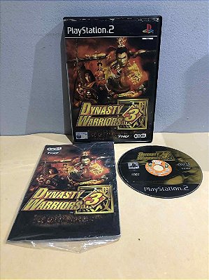 COM DETALHES - Dynasty Warriors 3 Europeu PS2