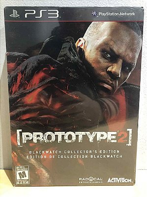 Prototype 2 Blackwatch Collectors Edition LACRADO Americano PS3
