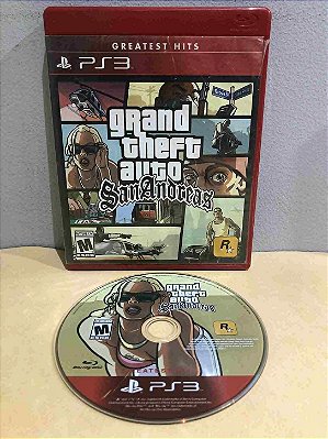 COM DETALHES - Grand Theft Auto San Andreas Greatest Hits Sem Manual Americano PS3
