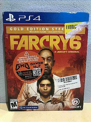 Farcry 6 Gold Edition Steelbook LACRADO Americano PS4