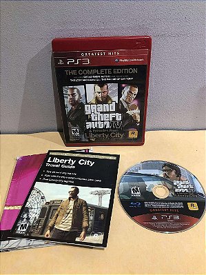 Grand Theft Auto IV Complete Edition Com Mapa Greatest Hits Americano PS3