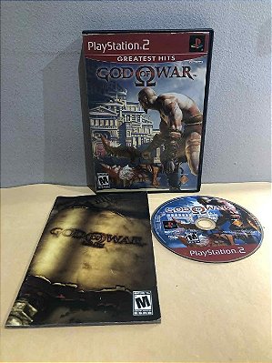 COM DETALHES - God of War Greatest Hits Americano PS2