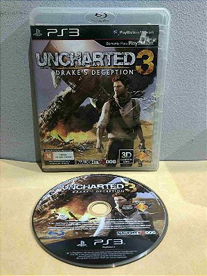 COM DETALHES - Uncharted 3 Sem Manual Nacional PS3
