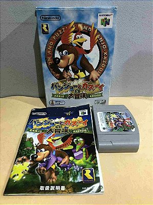 Banjo Kazooie Na Caixa Japones Nintendo 64