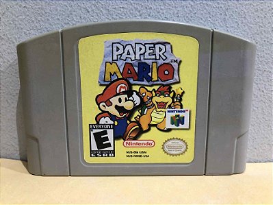 RELABEL - Paper Mario Americano Nintendo 64