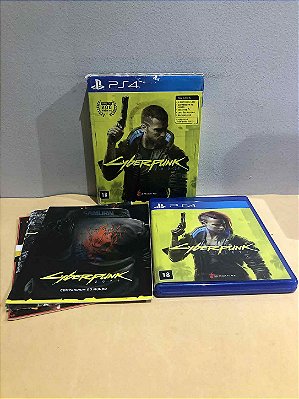 COM DETALHES - Cyberpunk 2077 Com Luva Nacional PS4
