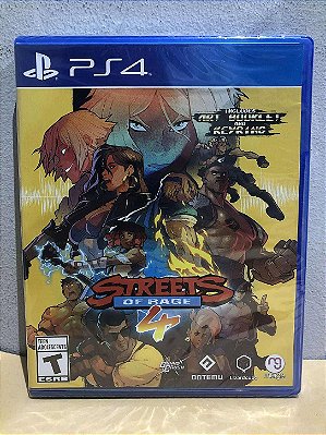 Streets of Rage 4 LACRADO Americano PS4