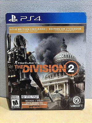 Steelbook The Division 2 Gold Edition LACRADO Americano PS4