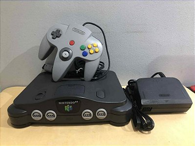 Console Nintendo 64 Preto Bivolt