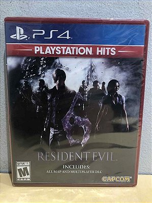 Resident Evil 6 Playstation Hits LACRADO Americano PS4