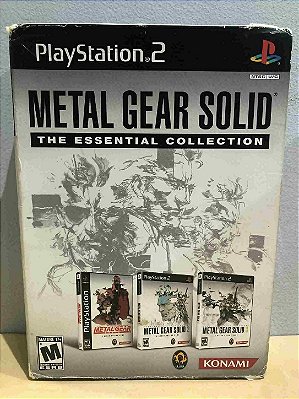 COM DETALHES - Metal Gear Solid Essential Collection Americano PS2