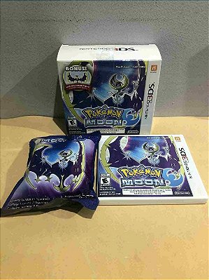 Pokemon Moon Bonus Lunala Figure Americano 3DS
