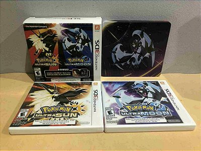 Pokemon Ultra Sun + Ultra Moon Bonus Steelbook Americano 3DS