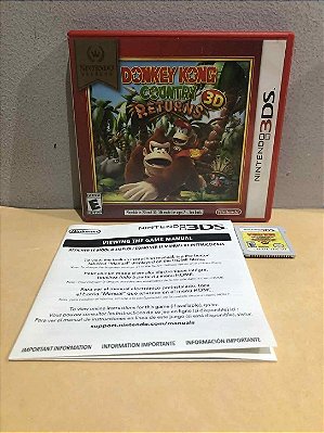 Donkey Kong Country Returns 3D Nintendo Selects Americano 3DS