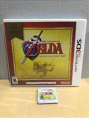 The Legend of Zelda Ocarina of Time 3D Nintendo Selects Sem Manual Americano 3DS