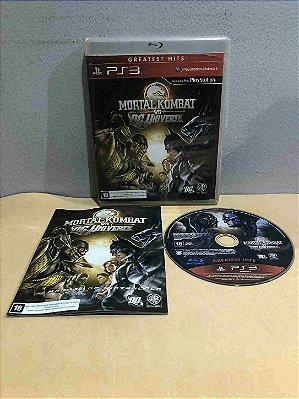 COM DETALHES - Mortal Kombat Vs DC Universe Greatest Hits Nacional PS3