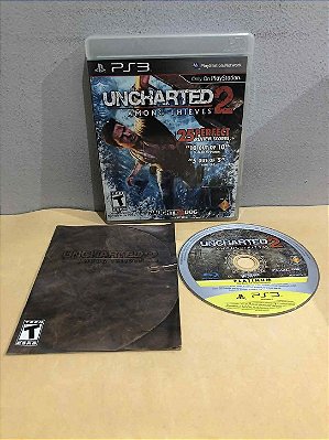 Uncharted 2 Disco Platinum Europeu PS3