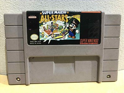 RELABEL - Super Mario All-Stars Americano Super Nintendo