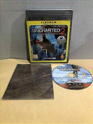 COM DETALHES - Uncharted 2 Platinum Europeu PS3