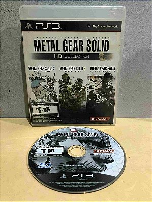 Metal Gear Solid HD Collection Sem Manual Americano PS3