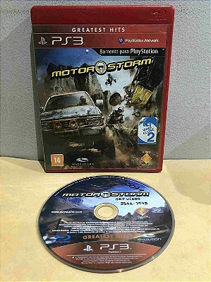 COM DETALHES - Motorstorm Greatest Hits Sem Manual Nacional PS3