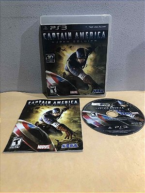 REIMPRESSO - Captain America Americano PS3