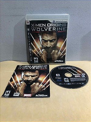 COM DETALHES - X-Men Origins Wolverine Americano PS3