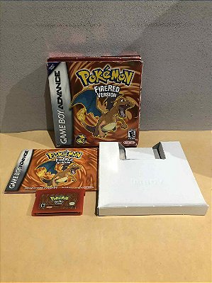 Pokemon Firered Version Na Caixa Americano GameBoy Advance