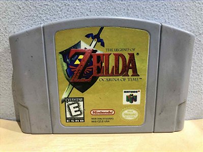 RELABEL - The Legend of Zelda Ocarina of Time Americano Nintendo 64