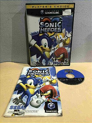 COM DETALHES - Sonic Heroes Americano GameCube