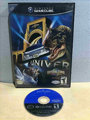 COM DETALHES - Universal Studios Theme Park Adventure Sem Manual Americano GameCube