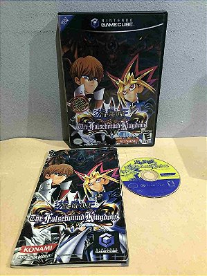 REIMPRESSO - Yugioh Falsebound Kingdom Americano GameCube