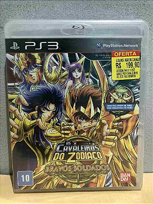 Cavaleiros do Zodiaco Bravos Soldados LACRADO Nacional PS3