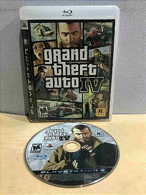 COM DETALHES - Grand Theft Auto IV Sem Manual Americano PS3