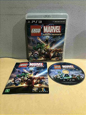 COM DETALHES - LEGO Marvel Super Heroes Nacional PS3