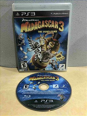 Madagascar 3 Sem Manual Americano PS3