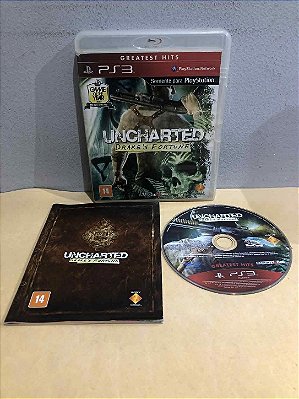 COM DETALHES - Uncharted Drakes Fortune Greatest Hits Nacional PS3