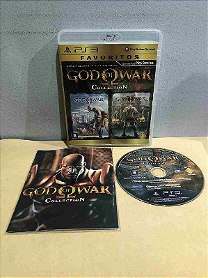 COM DETALHES - God of War Collection Favoritos Nacional PS3