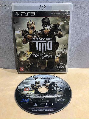 COM DETALHES - Army of Two Devils Cartel Sem Manual Nacional PS3